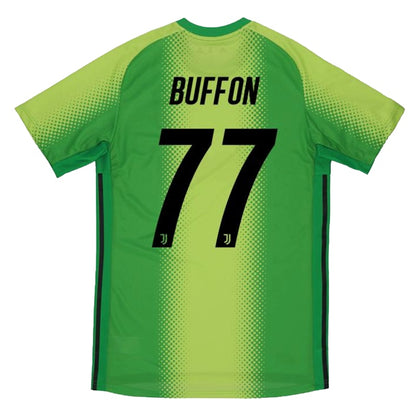 Palace Adidas Palace Juventus Authentic Buffon 77 Match Jersey Slime/Green