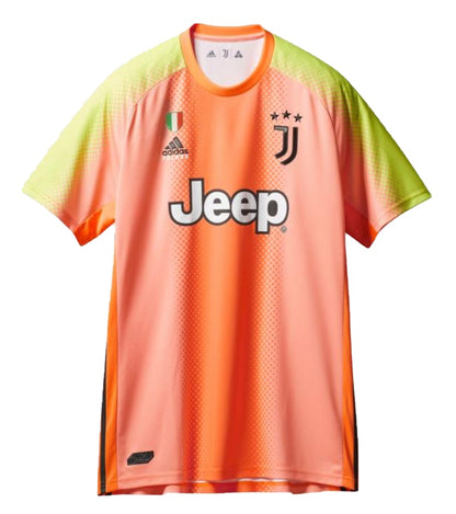 Palace Adidas Palace Juventus Authentic Szczesny 1 Match Jersey Orange/Slime