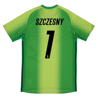 Palace Adidas Palace Juventus Authentic Szczesny 1 Match Jersey Slime/Green