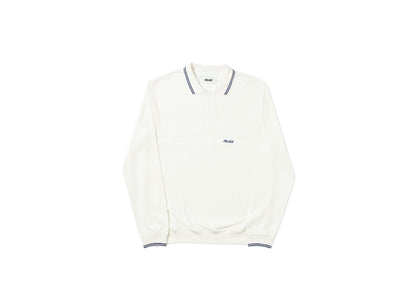Palace Air-Flex Zip Crew White