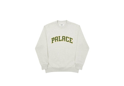 Palace Alas Crew Grey Marl