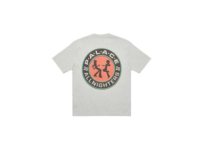 Palace All Nighters T-shirt Grey Marl