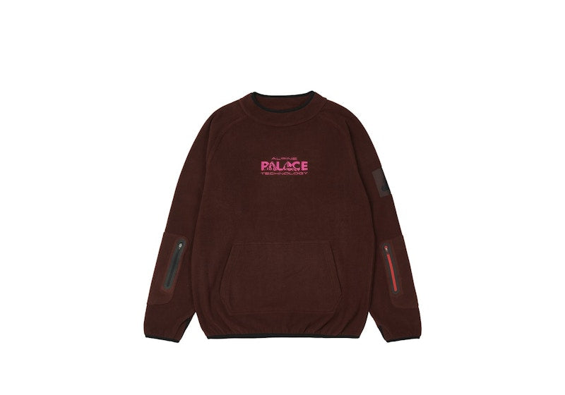 Palace Alpine Tech Fleece Brown