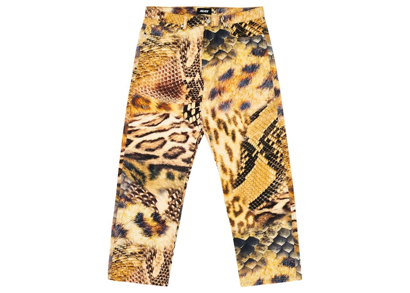 Palace Animal Print Jean Yellow