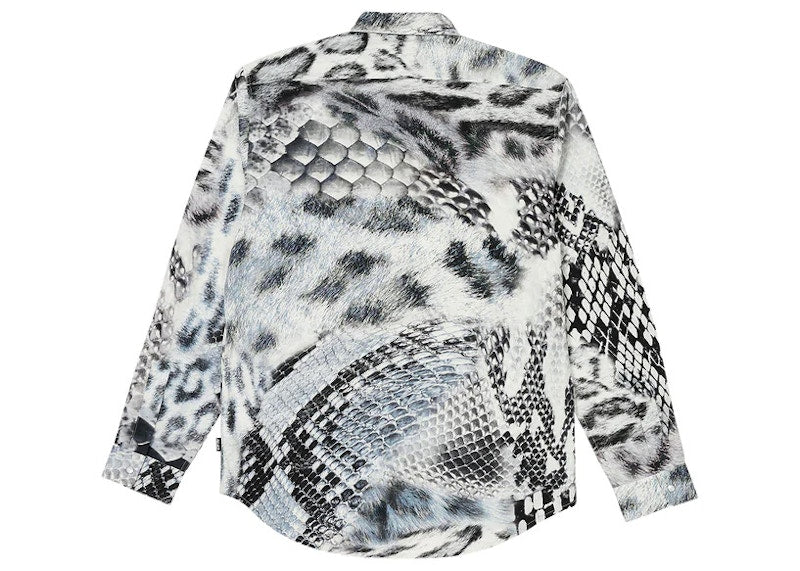 Palace Animal Print Shirt Grey