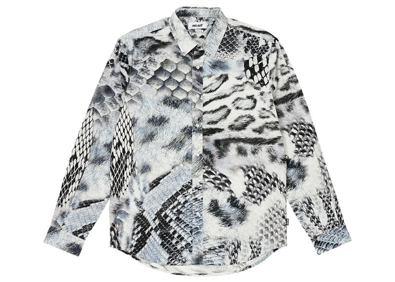Palace Animal Print Shirt Grey