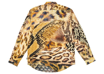Palace Animal Print Shirt Yellow