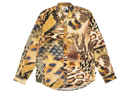 Palace Animal Print Shirt Yellow