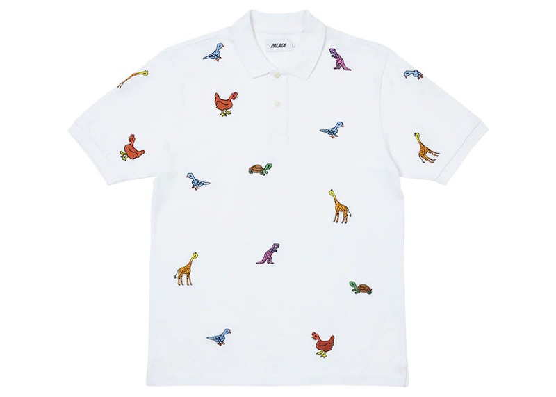 Palace Animals Polo White
