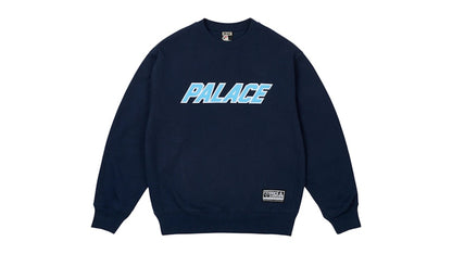 Palace Applique Team Crew Navy