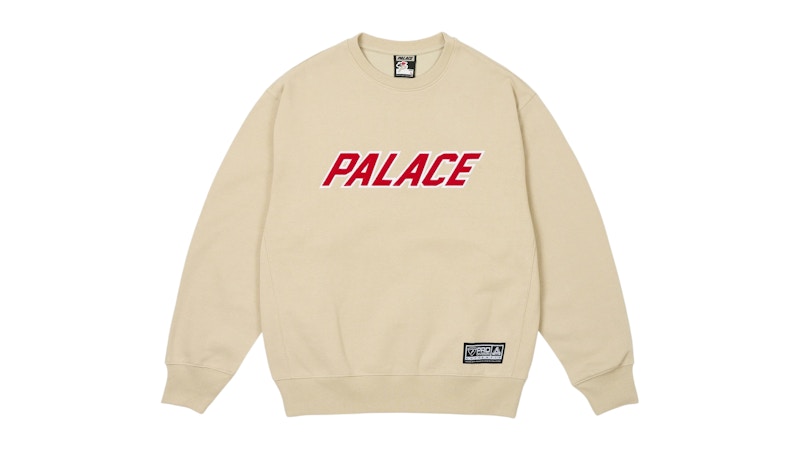 Palace Applique Team Crew Stoney Grey