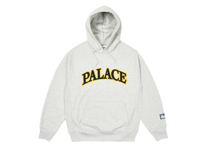 Palace Arc Applique Hood Grey Marl