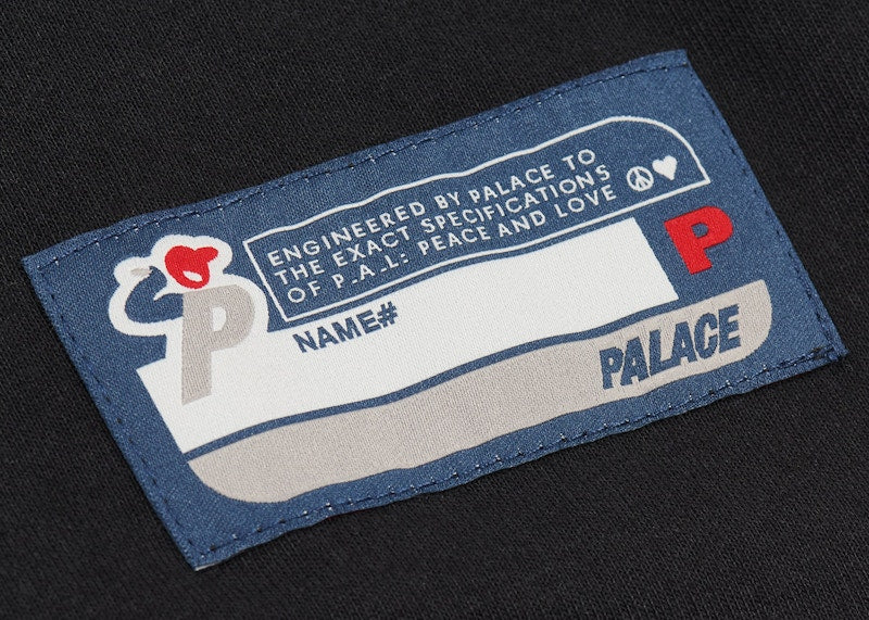 Palace Arc Applique T-Shirt Black