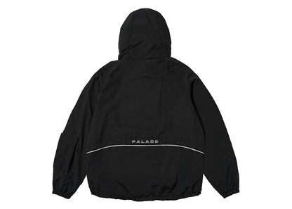 Palace Arc Shell Hooded Jacket Black