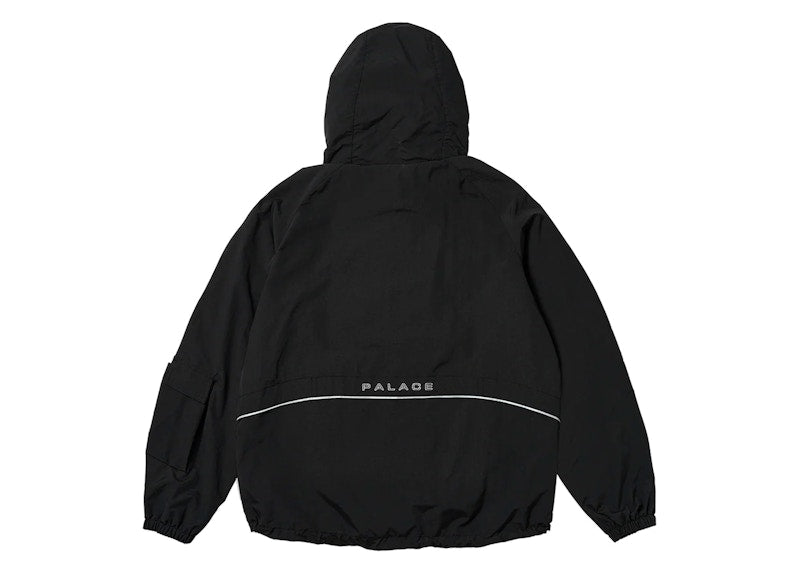Palace Arc Shell Hooded Jacket Black