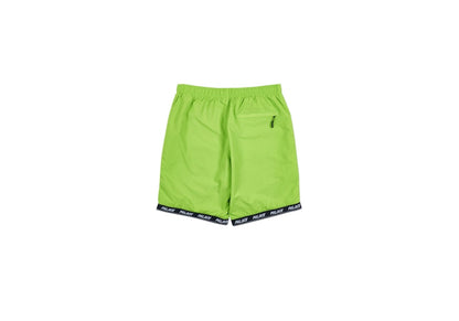 Palace Aslan Shell Shorts Lime/Black