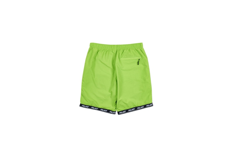 Palace Aslan Shell Shorts Lime/Black
