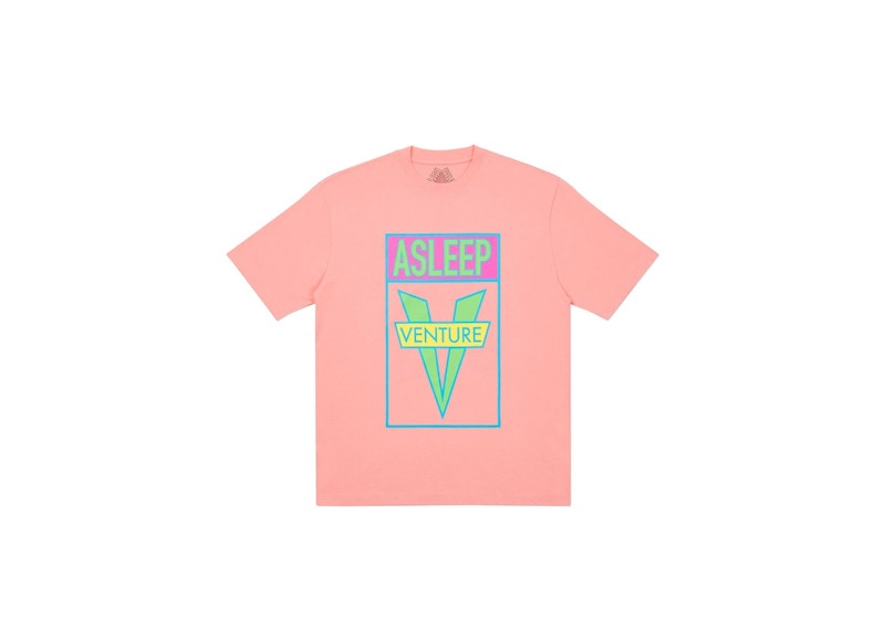 Palace Asleep To Venture T-shirt Pink