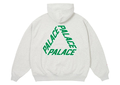 Palace Athlique P3 Hood Grey Marl