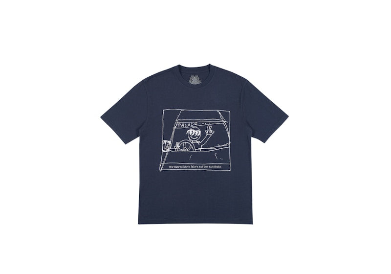 Palace Autobahn T-shirt Navy