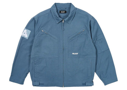 Palace Aviator Jacket Blue Stone