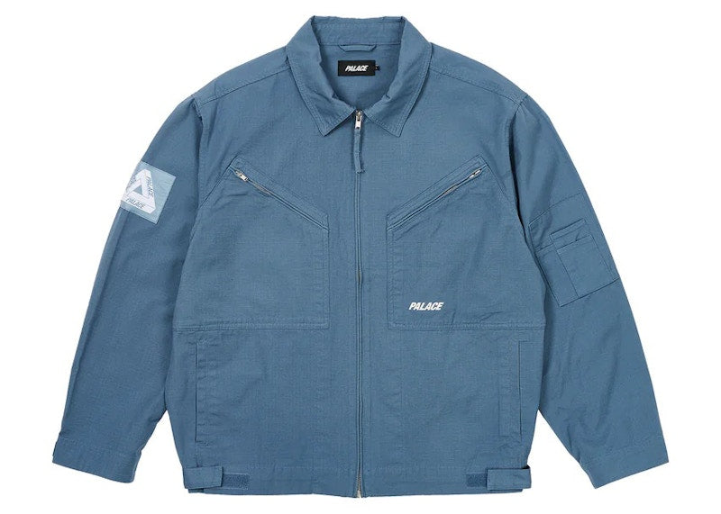 Palace Aviator Jacket Blue Stone