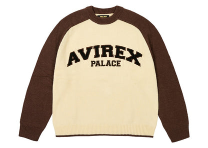 Palace Avirex Knit Caked Brown