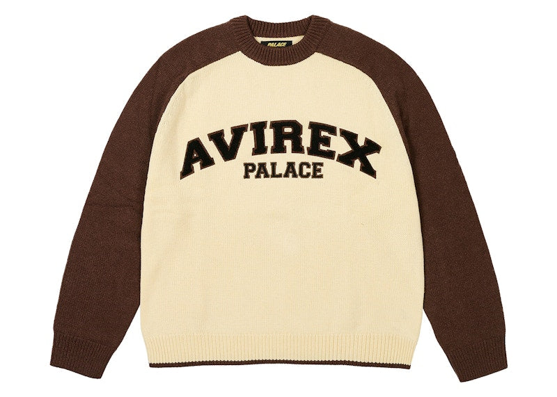 Palace Avirex Knit Caked Brown