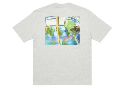 Palace Back Of The Bus T-Shirt Grey Marl