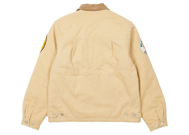 Palace Badge Work Jacket Sand