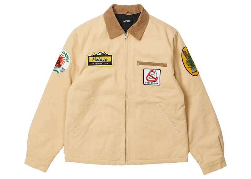 Palace Badge Work Jacket Sand