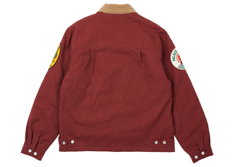 Palace Badge Work Jacket Wine