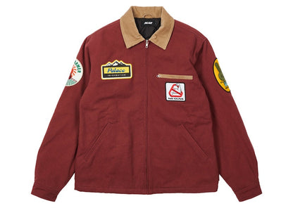 Palace Badge Work Jacket Wine