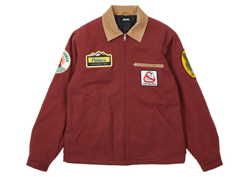 Palace Badge Work Jacket Wine