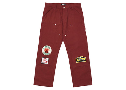 Palace Badge Work Trouser Wine