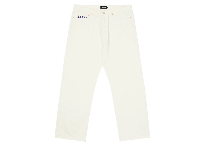 Palace Baggies Jeans (FW22) White