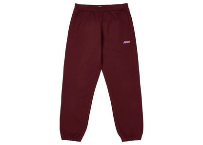 Palace Baggies Sweat Pant Burgundy
