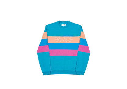Palace Bando Crew Teal/Beige/Pink