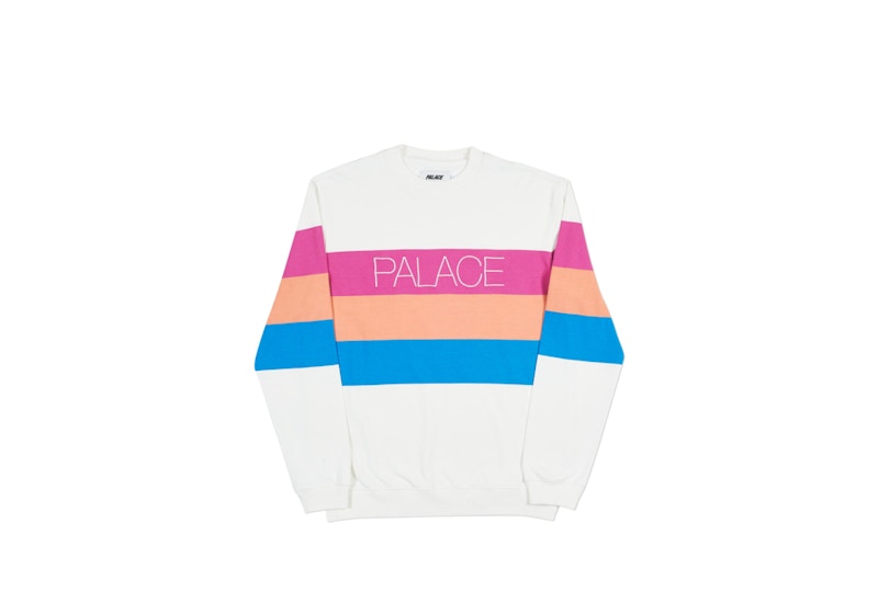 Palace Bando Crew White/Blue/Pink