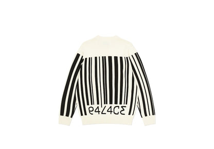 Palace Barcode Knit White
