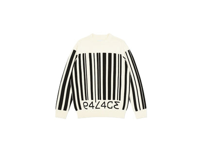 Palace Barcode Knit White