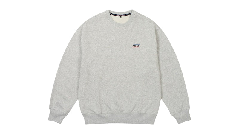 Palace Basically A Crew (SS25) Grey Marl