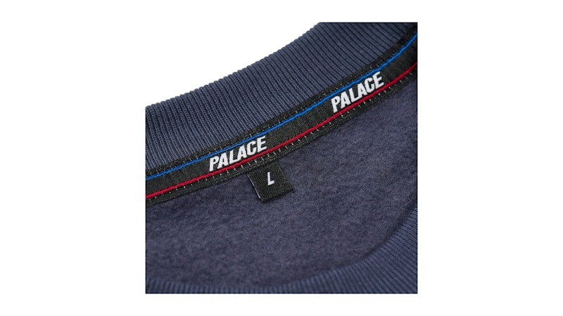 Palace Basically A Crew (SS25) Navy