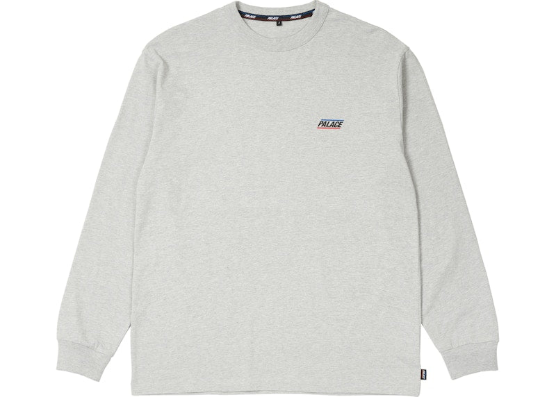 Palace Basically A Longsleeve Grey Marl