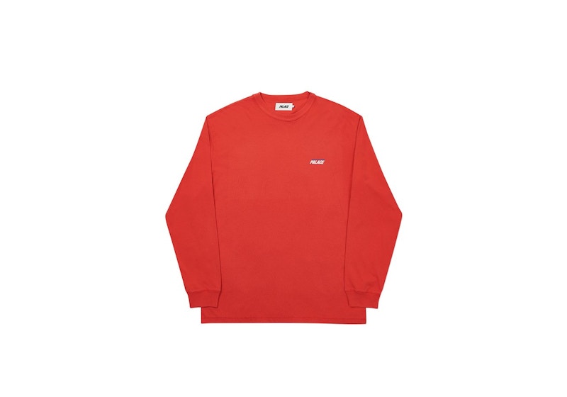 Palace Basically A Longsleeve Washed Red