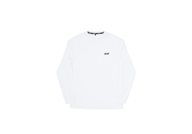 Palace Basically A Pocket Longsleeve White