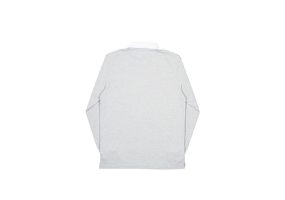 Palace Basically A Rugby Top Grey Marl