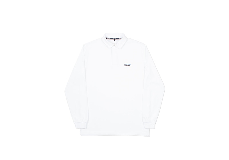 Palace Basically A Rugby Top White