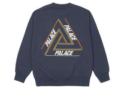 Palace Basically A Tri-Ferg Crew Navy