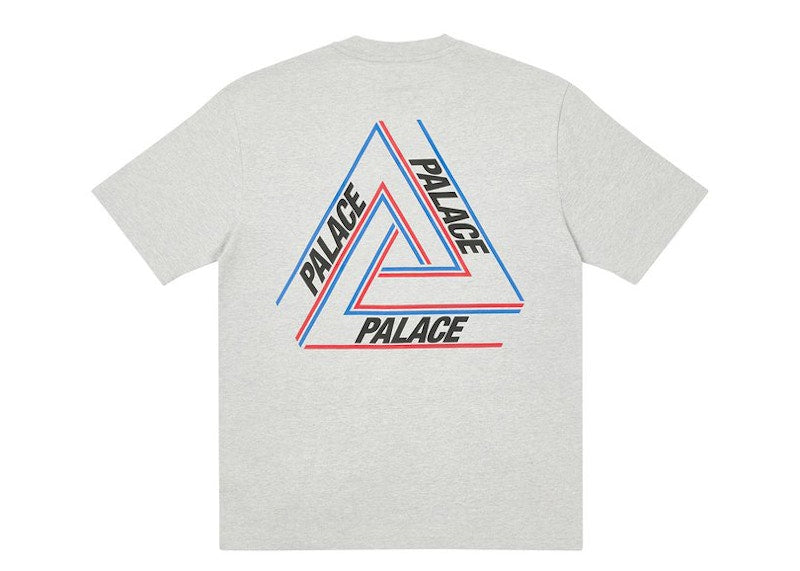 Palace Basically A Tri-Ferg T-shirt Grey Marl